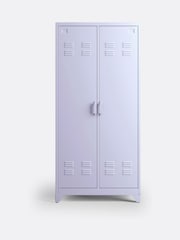 La Redoute Intérieurs Lavender Hiba Industrial 2 Door Metal Storage Cabinet - Image 1 of 5