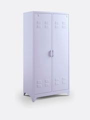 La Redoute Intérieurs Lavender Hiba Industrial 2 Door Metal Storage Cabinet - Image 2 of 5
