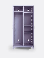 La Redoute Intérieurs Lavender Hiba Industrial 2 Door Metal Storage Cabinet - Image 4 of 5