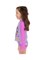 Character Pink Long Sleeve Swimsuit With Frills - Image 3 of 11