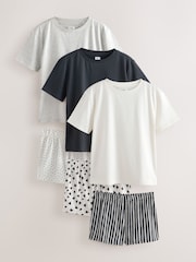 Monocromático - Short Set Pyjamas 3 Pack - Imagen 1 de 14