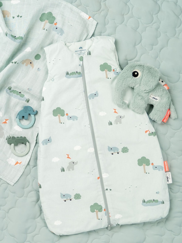 Done by Deer Blue Playground Sleep Bag - Image 1 of 2 Done by Deer Blue Playground Sleep Bag - Image 1 of 2