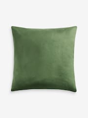 Green 59 x 59cm Chenille Pebble Cushion - Image 2 of 2