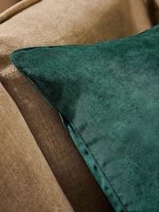 Dark Green 59 x 59cm Soft Velour Cushion - Image 4 of 4