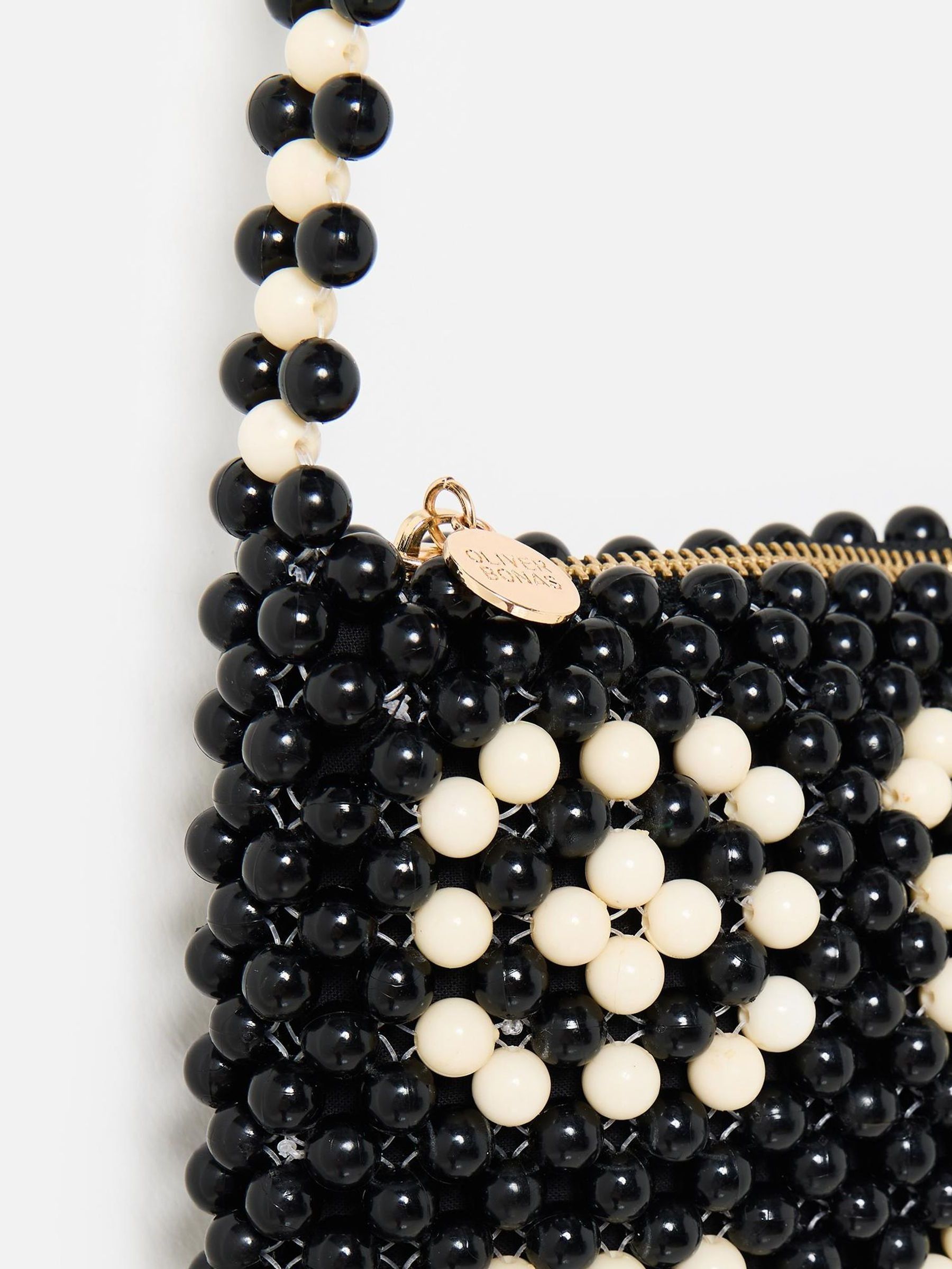 Buy Oliver Bonas Black Mara Beaded Cross-Body Bag from Next USA