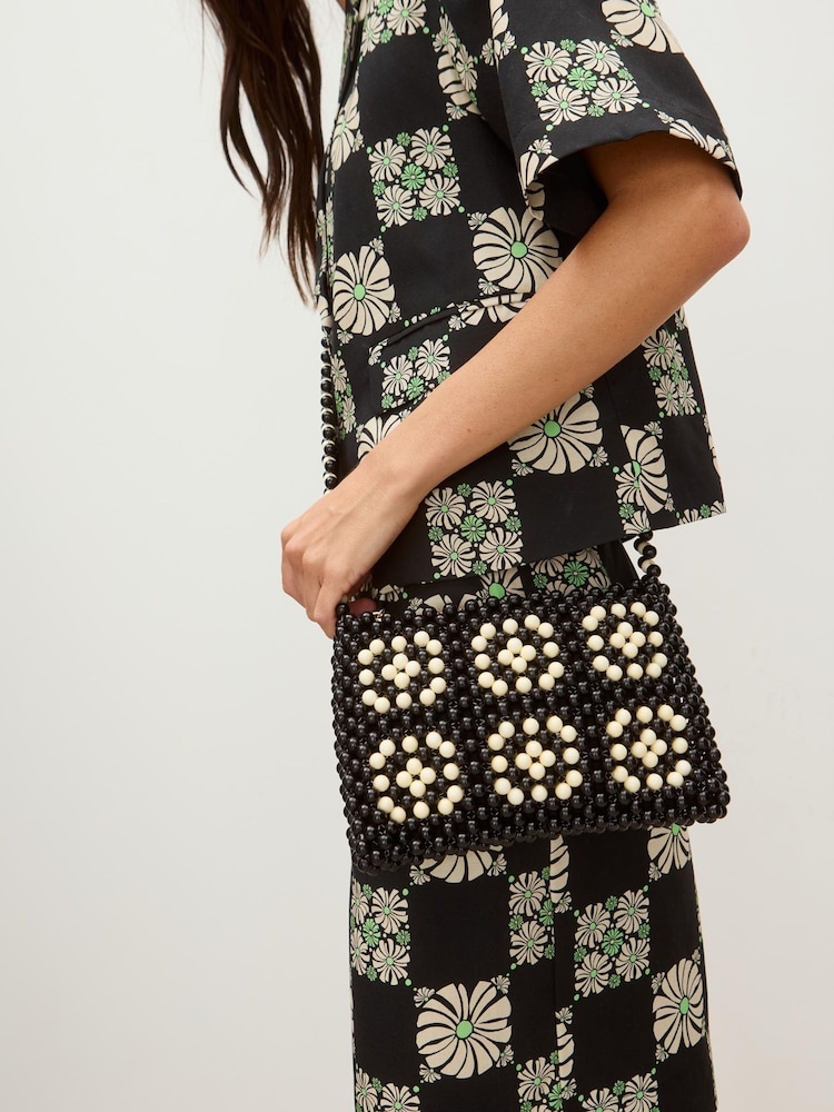 Oliver Bonas Mara Beaded Cross-Body Bag - Imagem 7 de 7