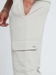 River Island Grey Slim Fit Smart Cargo Joggers - Image 3 of 5