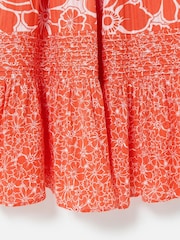 Oliver Bonas Floral Print Puff Sleeve Midi Dress - Bild 5 von 8