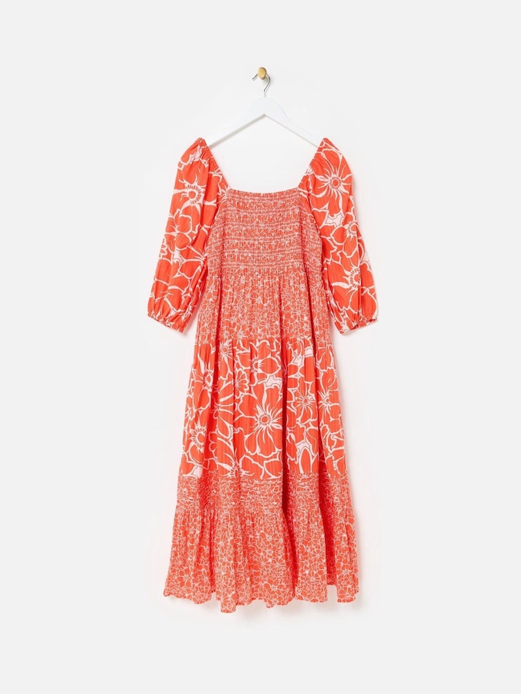 Oliver Bonas Floral Print Puff Sleeve Midi Dress - Bild 8 von 8 Oliver Bonas Floral Print Puff Sleeve Midi Dress - Bild 8 von 8