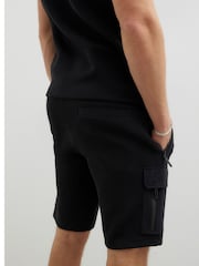 River Island Black Slim Hybrid Nylon Shorts - Image 2 of 3