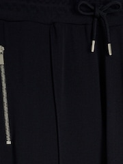 River Island Blue Slim Twill Smart Joggers - Image 5 of 5