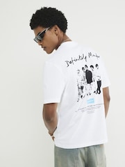 River Island White Oasis Definitely 100% Cotton T-Shirt - Image 1 of 7