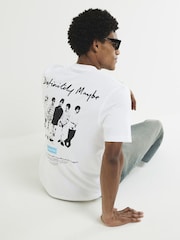 River Island White Oasis Definitely 100% Cotton T-Shirt - Image 3 of 7