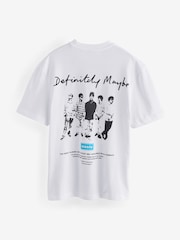 River Island White Oasis Definitely 100% Cotton T-Shirt - Image 5 of 7
