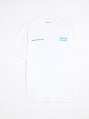 River Island White Oasis Definitely 100% Cotton T-Shirt - Image 6 of 7