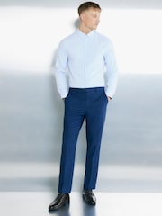 River Island Blue Muscle Fit Textured Shirt - Image 3 of 3