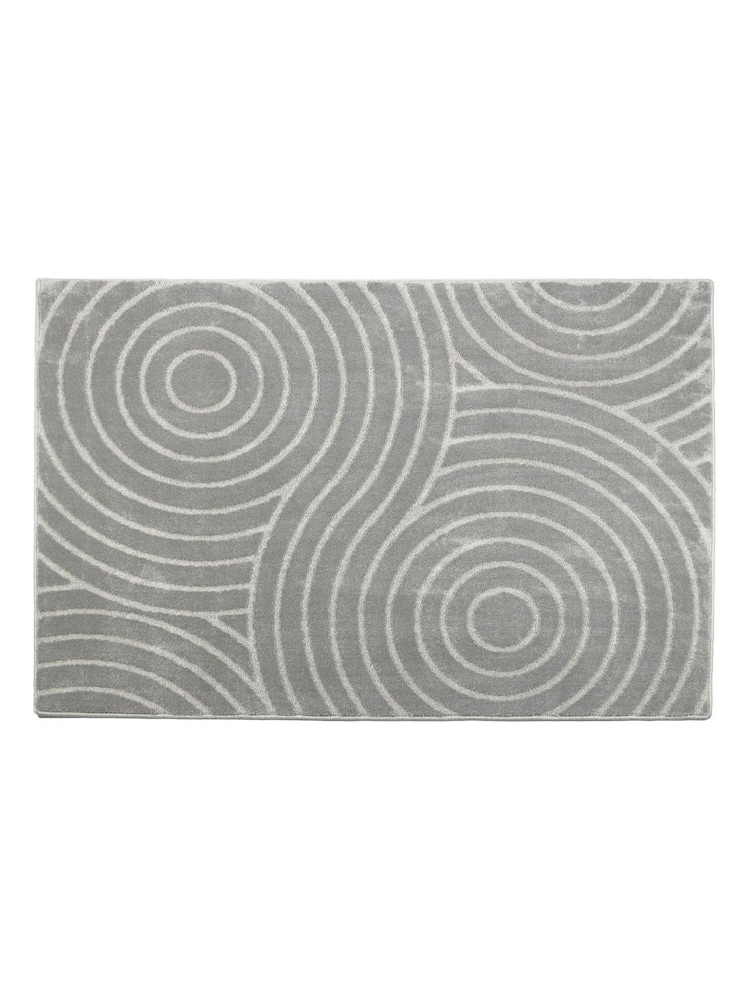 Esselle Grey Rhythm Sculpt Rug 120 x 170cm - Image 1 of 5