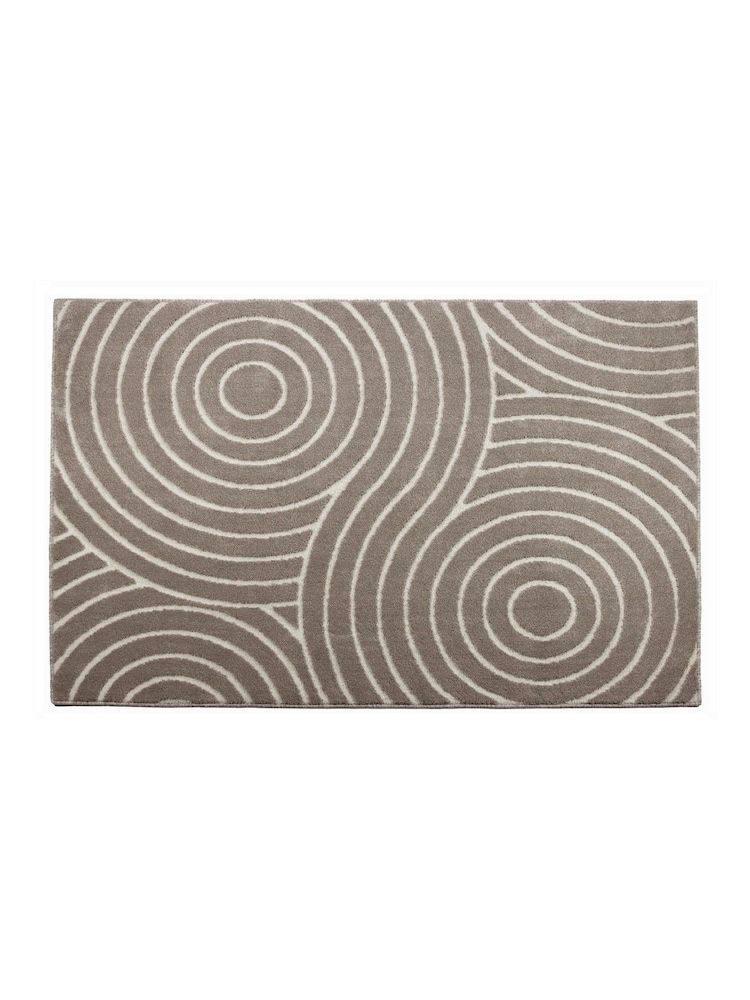 Esselle Neutral Rhythm Sculpt Rug 120 x 170cm - Image 1 of 5