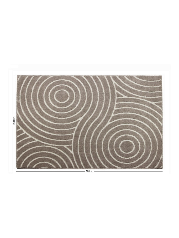Esselle Neutral Rhythm Sculpt Rug 120 x 170cm - Image 5 of 5 Esselle Neutral Rhythm Sculpt Rug 120 x 170cm - Image 5 of 5