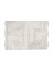 Esselle Cream Arctic Maze Rug 160 x 230cm - Image 1 of 5