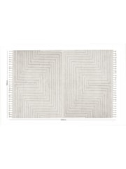 Esselle Cream Arctic Maze Rug 160 x 230cm - Image 5 of 5