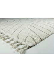 Esselle Cream Arctic Contour Rug 120 x 170cm - Image 2 of 5