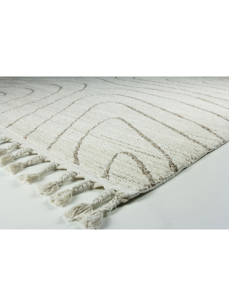 Esselle Cream Arctic Contour Rug 120 x 170cm - Image 2 of 5