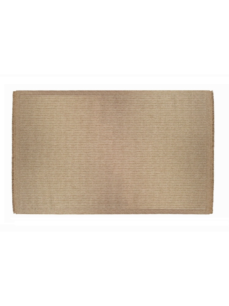 Esselle Neutral Jute Effect Weave Rug 120 x 170cm - Image 1 of 5