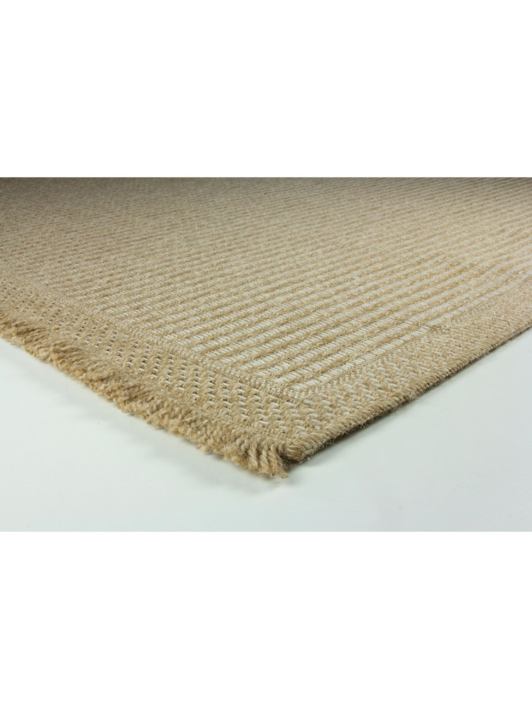 Esselle Neutral Jute Effect Weave Rug 120 x 170cm - Image 2 of 5