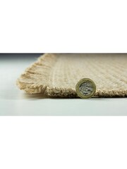 Esselle Neutral Jute Effect Weave Rug 120 x 170cm - Image 3 of 5