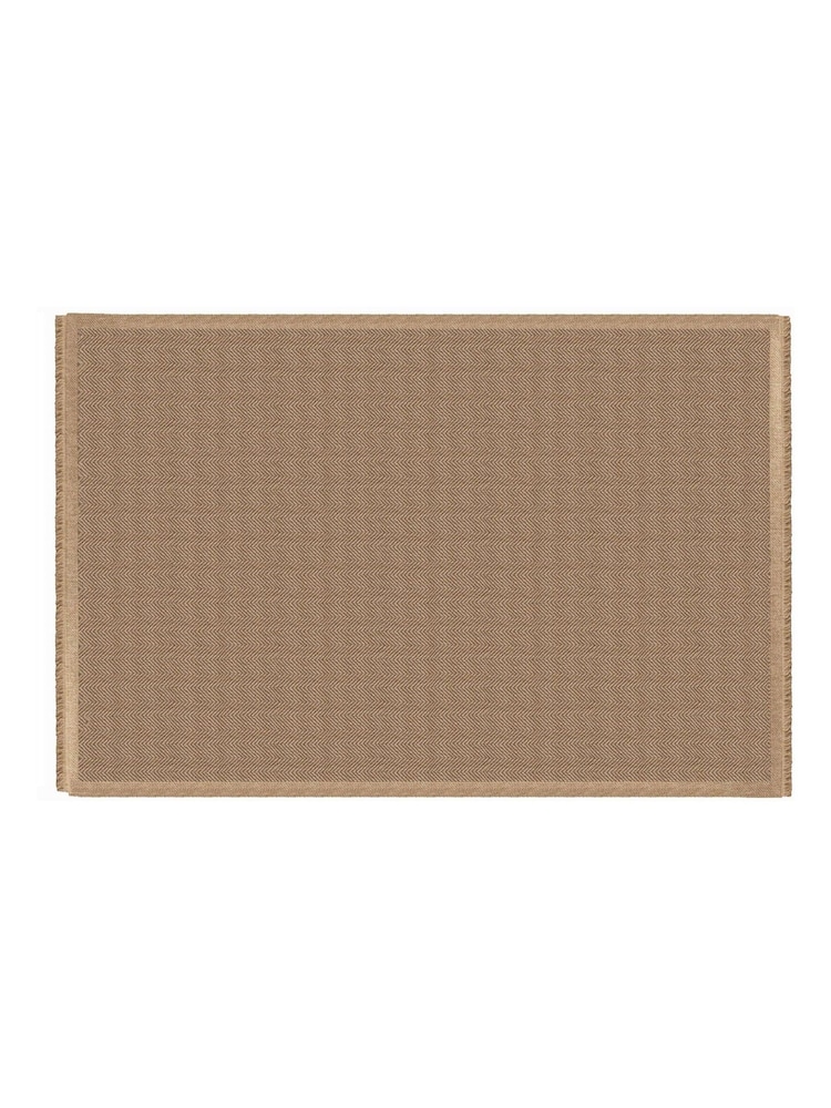 Esselle Neutral Jute Effect Herringbone Rug 200 x 290cm - Image 1 of 5