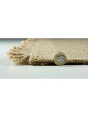 Esselle Neutral Jute Effect Herringbone Rug 200 x 290cm - Image 3 of 5