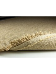 Esselle Neutral Jute Effect Herringbone Rug 200 x 290cm - Image 4 of 5