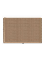 Esselle Neutral Jute Effect Herringbone Rug 200 x 290cm - Image 5 of 5