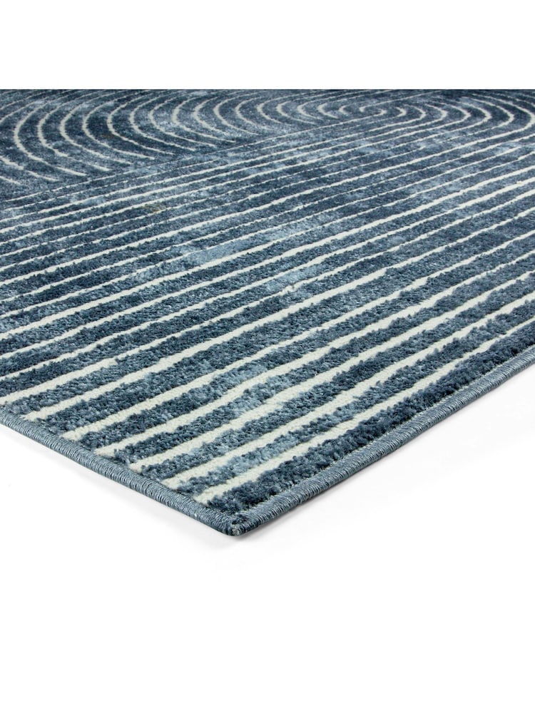Esselle Navy Muse Zen 120 x 170cm Rug - Image 2 of 5