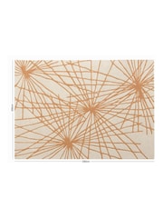 Esselle Orange Aura Starburst Rug 200 x 290cm - Image 5 of 5