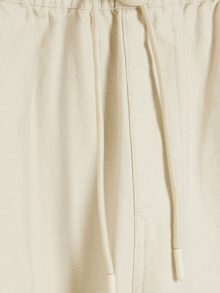 Crema - River Island 100% Cotton Pull on Trousers - Imagen 5 de 5