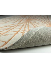 Esselle Orange Aura Starburst 160 x 230cm Rug - Image 4 of 5