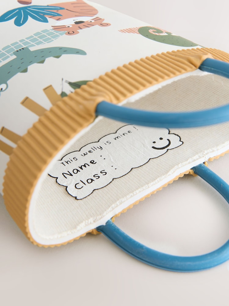 Neutral Safari Handle Pull On Wellies - Image 8 of 8 Neutral Safari Handle Pull On Wellies - Image 8 of 8