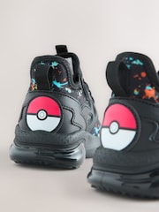 Black Pokemon Elastic Lace Trainers - Image 4 of 5