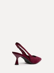 Linzi Red Izzie Wide Fit Slingback Court Heels - Image 4 of 6