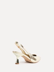 Linzi Gold Izzie Wide Fit Slingback Court Heels - Image 4 of 6