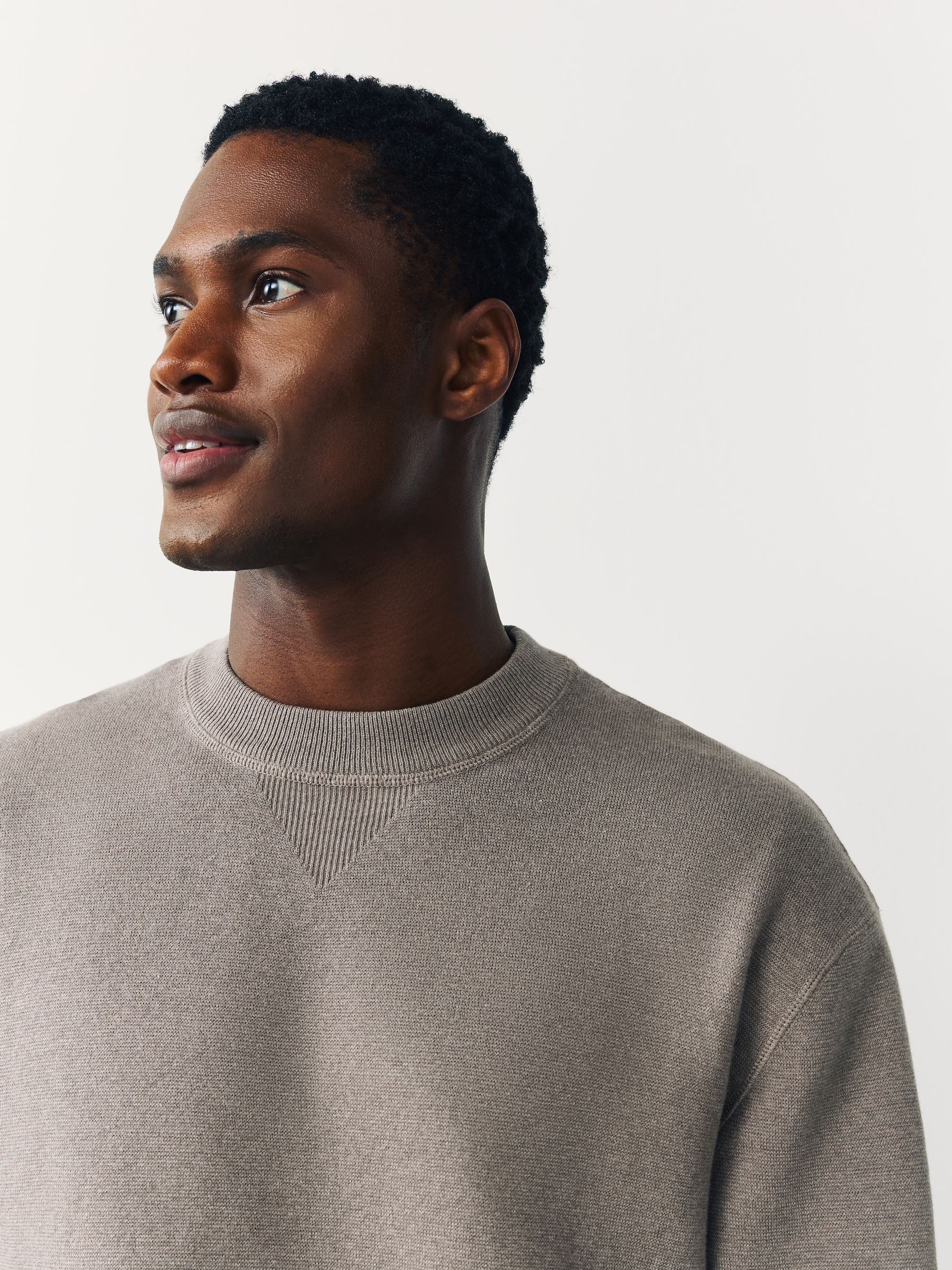 Buy Neutral N. Premium Cotton Rich Relaxed Fit Mid Weight Knitted