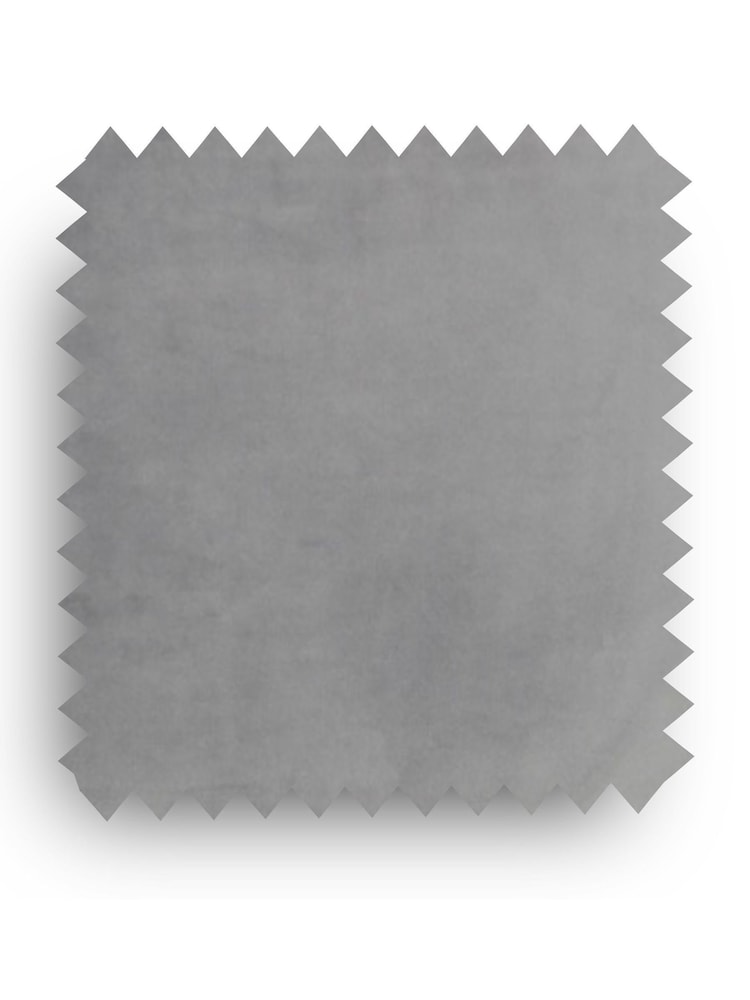 Fusion Living Light Grey Luxurious Velvet Dining Chair - Image 6 of 6