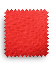 Fusion Living Red Textured Weave Tulip Single Dining Chair with PU Cushion - Image 5 of 5