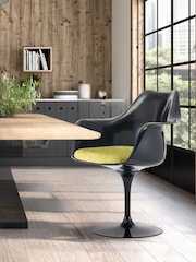 Fusion Living Green Tulip Single Chair with Cushion - Image 1 of 6