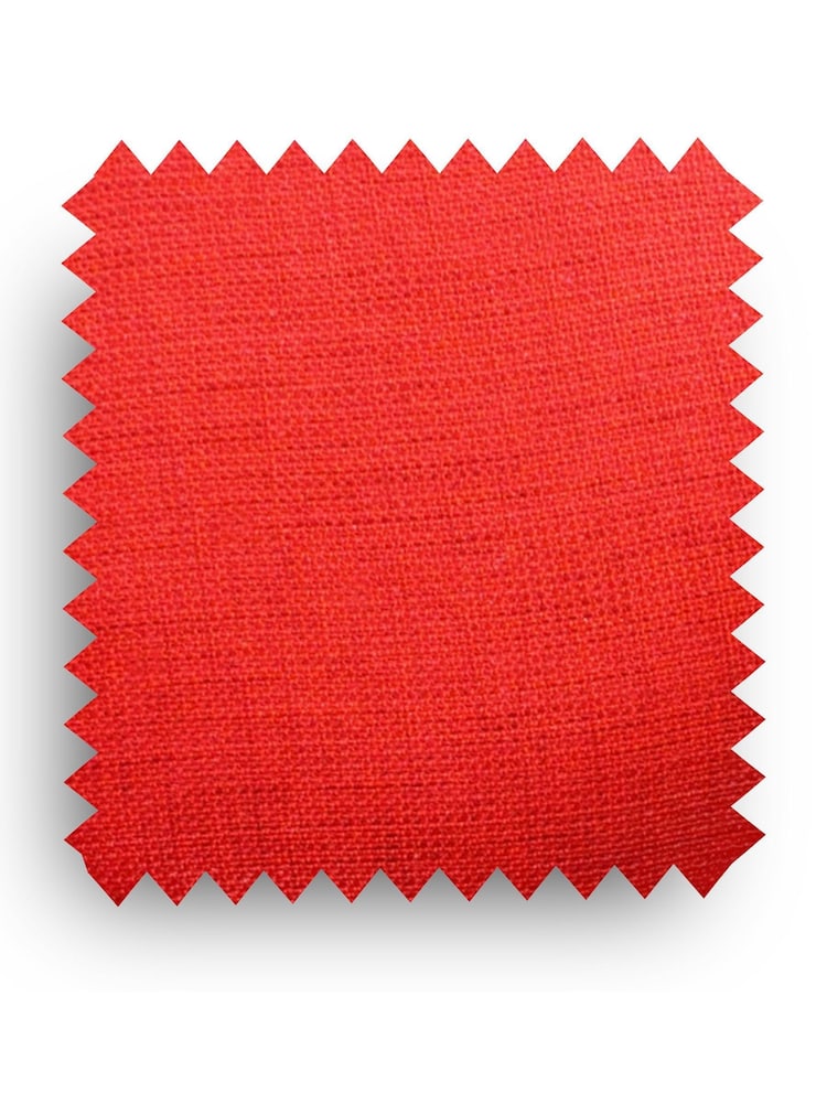 Fusion Living Red Weave Tulip Set of 2 Dining Chair with PU Cushion - Image 5 of 5