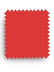 Fusion Living Red Soho Plastic Dining Chair with Squared Light Wood Black Leg Legs - Image 6 of 6