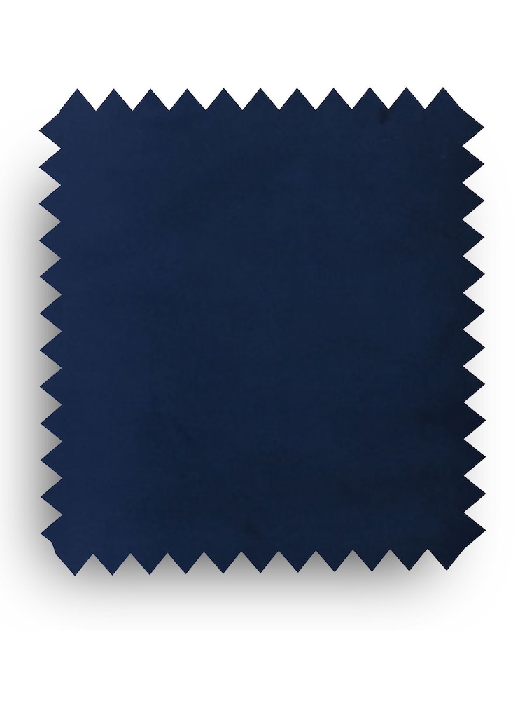 Fusion Living Navy Luxurious Velvet Dining Chair - Image 6 of 6