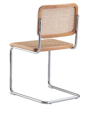 Fusion Living Cream Camden Cantilever Dining Chair - Image 5 of 6